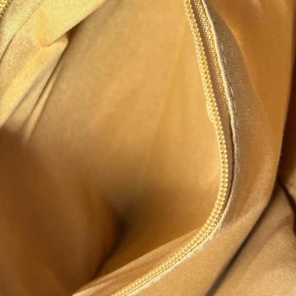 Chic Blue and Gold Women's Bag w/Bag Charm 13” x 12” x 1 - Picture 10 of 14